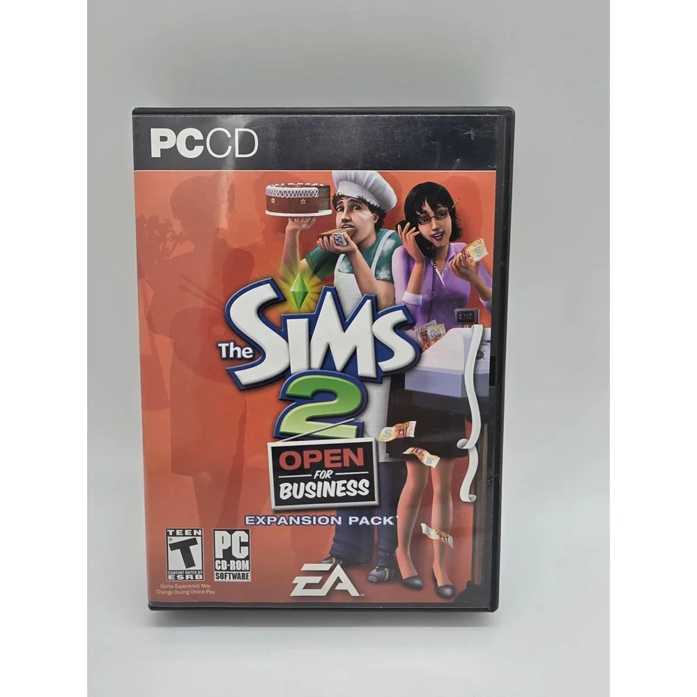 The Sims 2 Open for Business Expansion Pack PC CD-ROM EA Maxis 2006 Complete